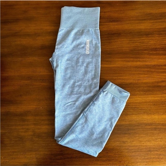 Gymshark Light Blue Leggings - Picture 1 of 5
